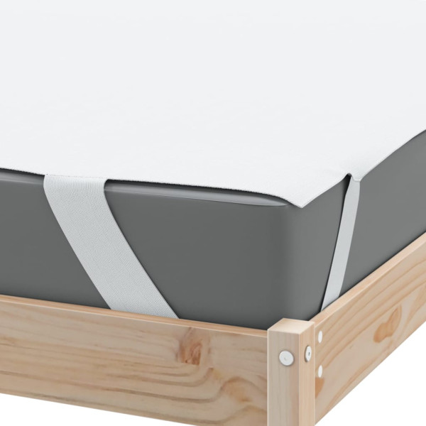 Protetor de colchão impermeável 140x190 cm branco M 5