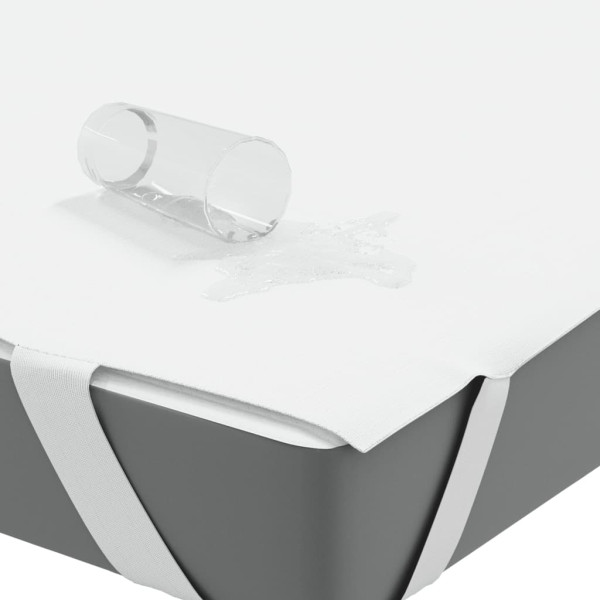 Protector de colchón impermeable blanco 160x220 cm M 3