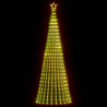 Cone de luz de árvore de Natal 475 LEDs brancos quentes 247 cm 1