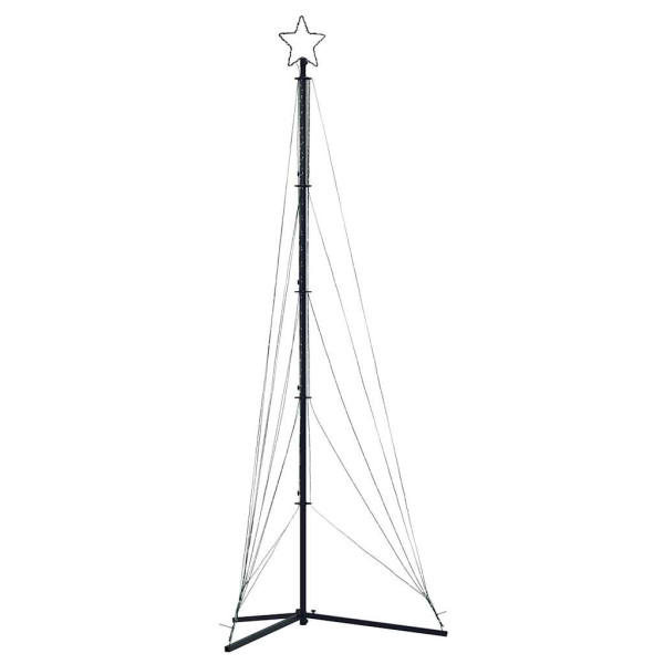 LED Árvore de Natal 525 LEDs Coloridos 302 cm M 4