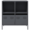 Aparador de acero laminado en frío antracita 68x39x73.5 cm 4