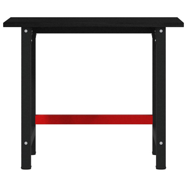 Banco de trabajo madera de roble marrón oscuro 100x60x81.5 cm M 4