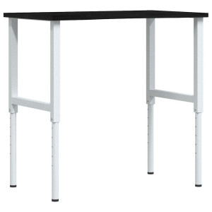 Banco de trabajo madera roble marrón oscuro 100x60x(71.5-98) cm H