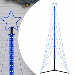 Luces para árbol de Navidad 525 LED azul 302 cm H