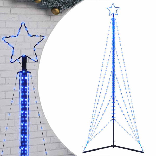 Luces para árbol de Navidad 525 LED azul 302 cm M 2