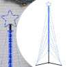 LED Árvore de Natal 525 LEDs Azul 302 cm 2