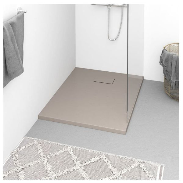 Base de chuveiro SMC 90x70 cm castanho M 2