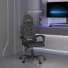 Silla gaming cuero sintético negro 1