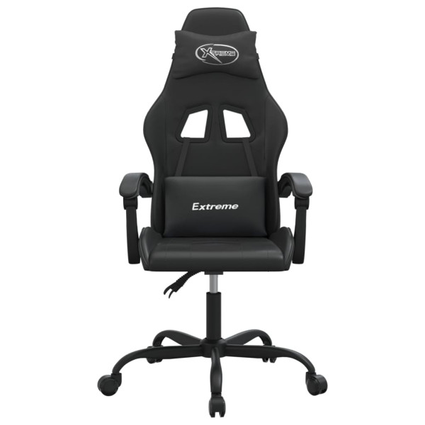 Silla gaming cuero sintético negro M 3
