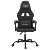 Silla gaming cuero sintético negro 3