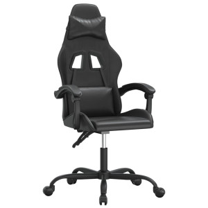 Silla gaming cuero sintético negro H