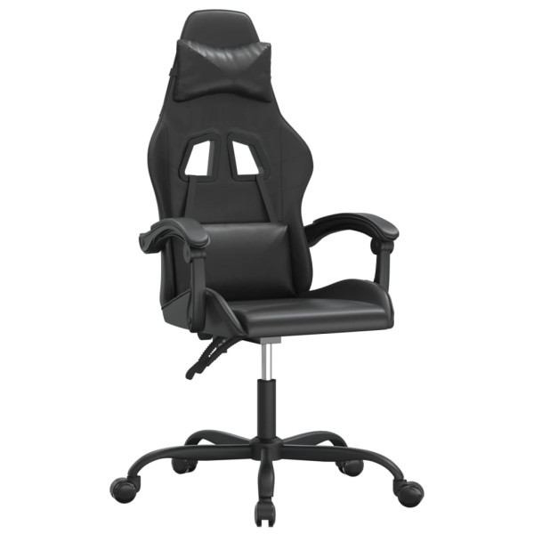 Silla gaming cuero sintético negro M 2