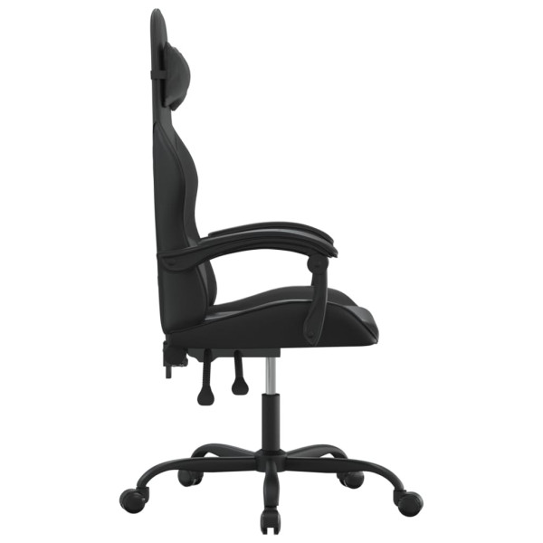 Silla gaming cuero sintético negro M 4