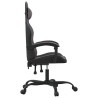 Silla gaming cuero sintético negro y gris 4