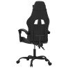 Silla gaming cuero sintético negro y gris 5