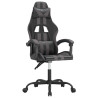 Silla gaming cuero sintético negro y gris 2