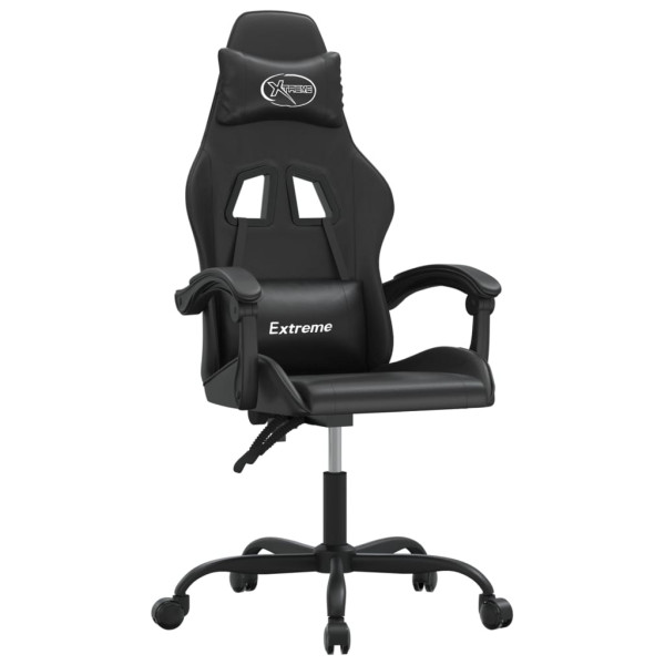 Silla gaming cuero sintético negro M 2
