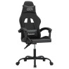 Silla gaming cuero sintético negro 2