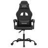 Silla gaming cuero sintético negro 3