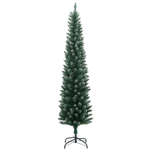Árvore de Natal artificial fina com 300 luzes LED 240 cm M 3