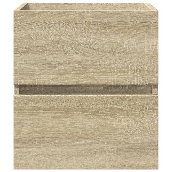 Armario de lavabo madera ingeniería roble Sonoma 41x38.5x45 cm M 4