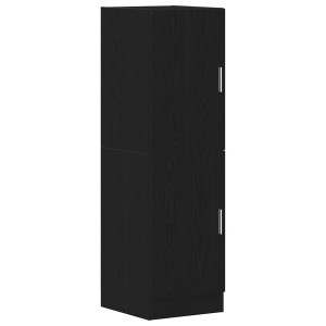 Mueble de cocina madera de ingeniería negro 38x41.5x131.5 cm H