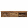 Armario de pared madera ingeniería envejecida 88x26x18.5 cm 4