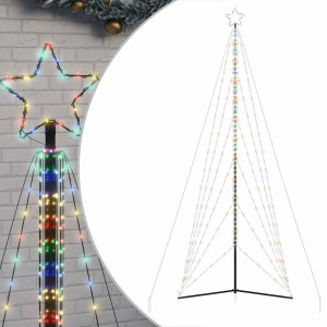 Luces para árbol de Navidad 861 LEDs de colores 478 cm H