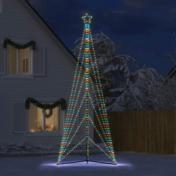 LED Árvore de Natal 861 LEDs Coloridos 478 cm M 3