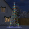 LED Árvore de Natal 861 LEDs Coloridos 478 cm 3
