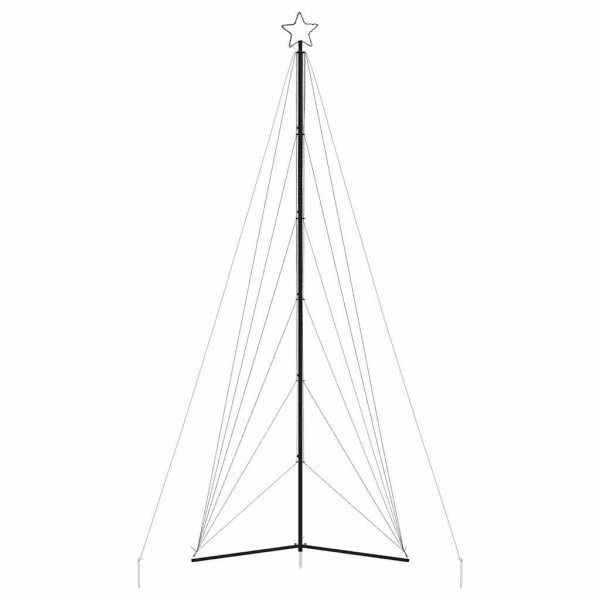 LED Árvore de Natal 861 LEDs Coloridos 478 cm M 5