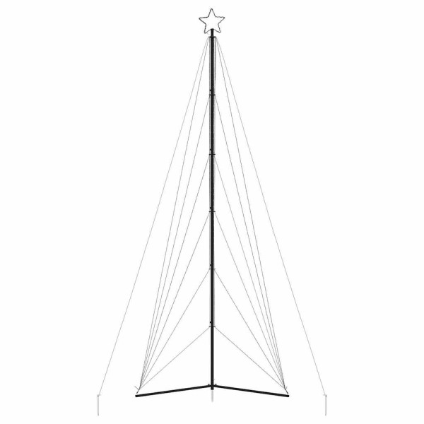 Luces para árbol de Navidad 861 LEDs blanco frío 478 cm M 5