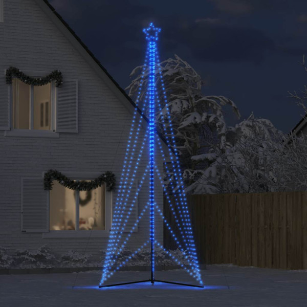 Árvore de Natal LED 861 LEDs Azul 478 cm M 3