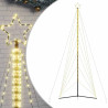 Luces para árbol de Navidad 861 LEDs blanco cálido 478 cm 2