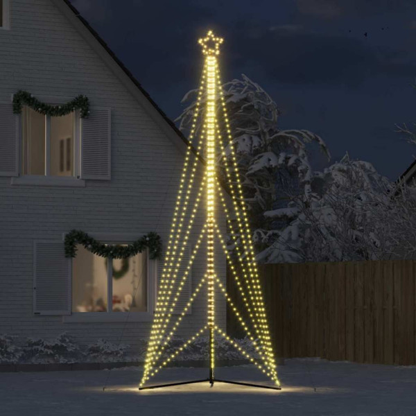 LED Árvore de Natal 861 LEDs Branco Quente 478 cm M 3