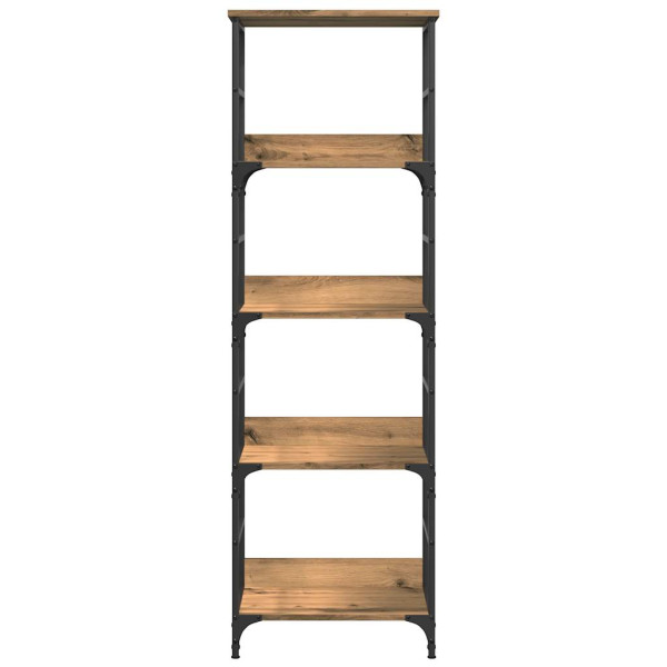 Estantería de madera de ingeniería roble artisan 50x33x153 cm M 4