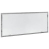 Espejo de baño LED madera ingeniería gris Sonoma 100x8.5x37 cm 5
