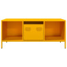 Mesa de centro acero laminado en frío amarillo 101.5x50x43.5 cm 4