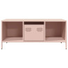 Mesa de centro acero laminado en frío rosa 101.5x50x43.5 cm 4