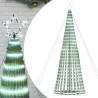 Árbol de Navidad cono de luz 1028 LEDs blanco frío 403 cm 2