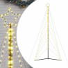 Luces para árbol de Navidad 615 LEDs blanco cálido 404.5 cm 2