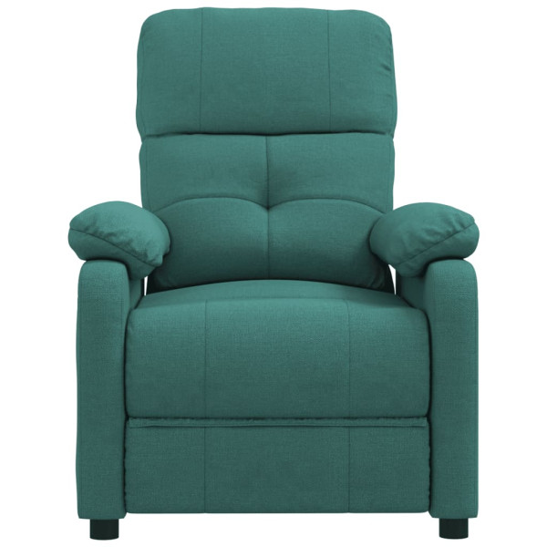Sillón de masaje eléctrico tela verde oscuro M 3