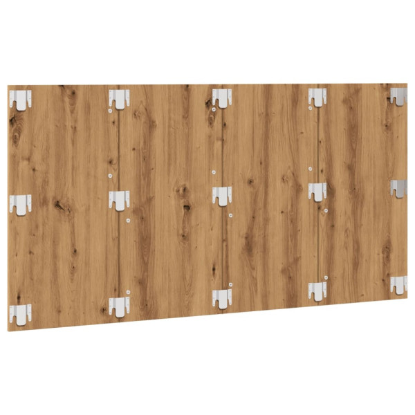 Cabeceira cama 160x1.5x80 cm deriv. madeira carvalho artisiano M 4