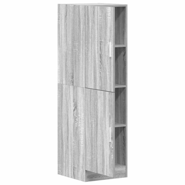 Mueble de cocina madera ingeniería gris Sonoma 38x41.5x131.5 cm M 5