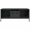 Mesa de centro acero laminado en frío negro 101.5x50x43.5 cm 4