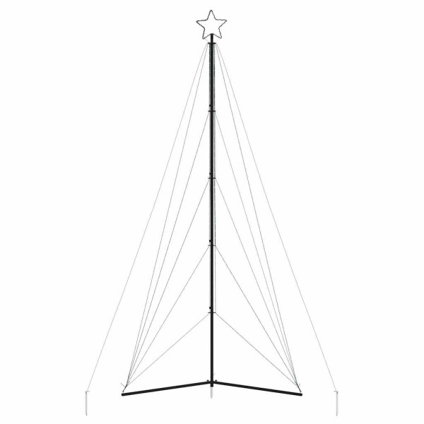 Luces para árbol de Navidad 615 LEDs blanco frío 404.5 cm M 5