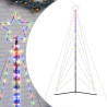 LED Árvore de Natal 615 LEDs Coloridos 404.5 cm 2