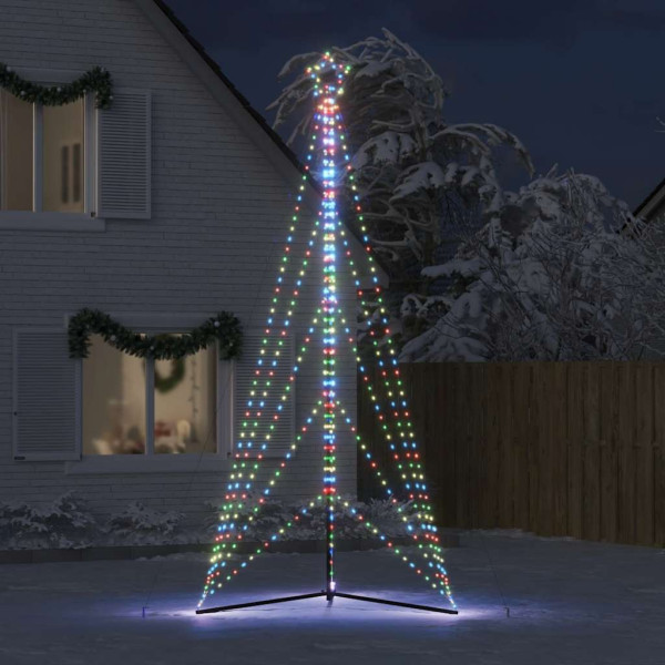 LED Árvore de Natal 615 LEDs Coloridos 404.5 cm M 3