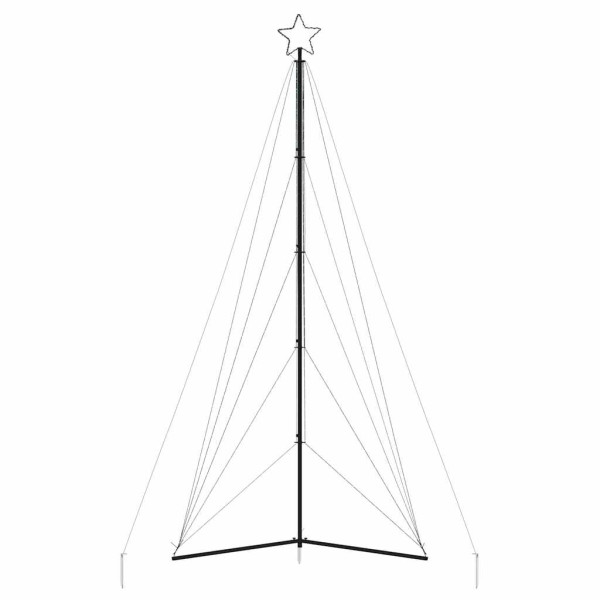 LED Árvore de Natal 615 LEDs Coloridos 404.5 cm M 5