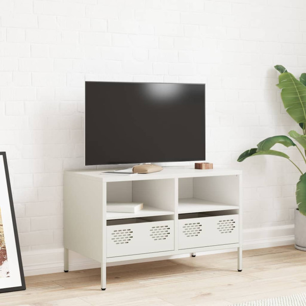 Mueble para TV acero laminado en frío blanco 68x39x43.5 cm M 3